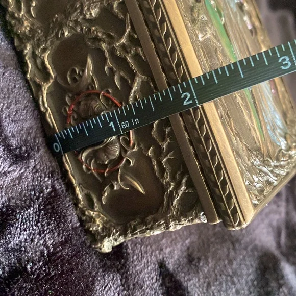 Triple Moon Goddess Witch Wolf Trinket Prayer box container - Picture 10 of 10